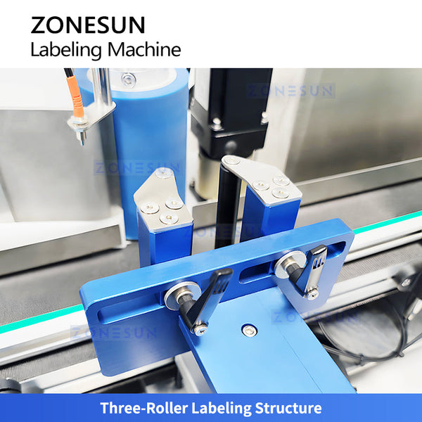 Zonesun ZS-ETB150 Electric Desktop Automatic Round Bottle Labeling Machine