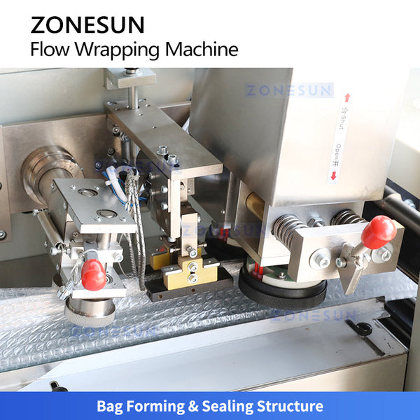 ZONESUN ZS-ZB350S Automatic Horizontal Bubble Film Sealing Packing Machin Industrial Flow Wrapper