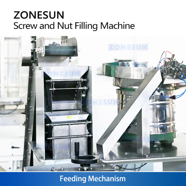 ZONESUN ZS-LSM15 Nut and Bolt Hardware Accessories Packing Machine Screw Granule Filling Machine