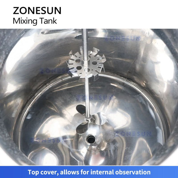 ZONESUN Pneumatic Mixing Tank Blender ZS-PMT100L（SPECIAL OFFER）