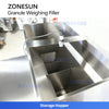 ZONESUN ZS-HG200 Dual-Hopper Large Capacity Granule Weighing Filling Machine for Bulk Products