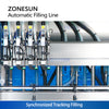 ZONESUN ZS-FAL180V16 Automatic Spray Bottle Filling Capping Machine Line | Industrial Filler