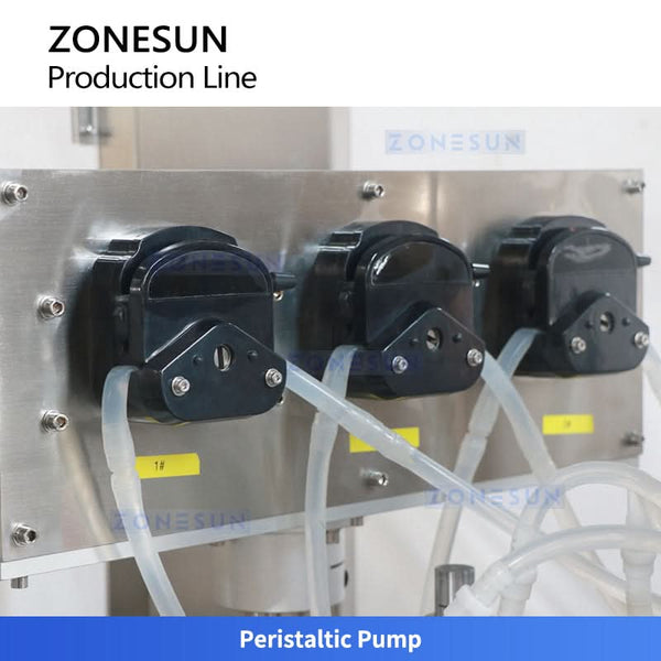 ZONESUN ZS-FAL180G3 3-in-1 Essential Oil Filling Capping Labeling Production Line