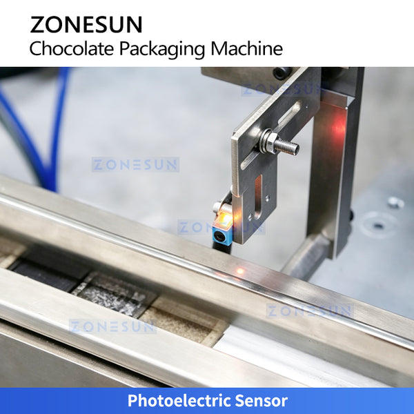 ZONESUN ZS-CWM2 Automatic Chocolate Bar Fold Wrapping Machine | 200–260 pcs/min