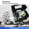 ZONESUN ZS-TB163PO Automatic Top Labeling Machine with Real-Time Printing System Integrated Print & Apply