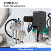 ZONESUN ZS-AFC19B Automatic Cream Filling Capping Machine with Rotor Pump High Viscosity Liquid Filler for Jars