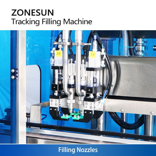 ZONESUN ZS-VTGF2 High-Precision Servo Gear Pump Tracking Filling Machine for Viscous Liquids