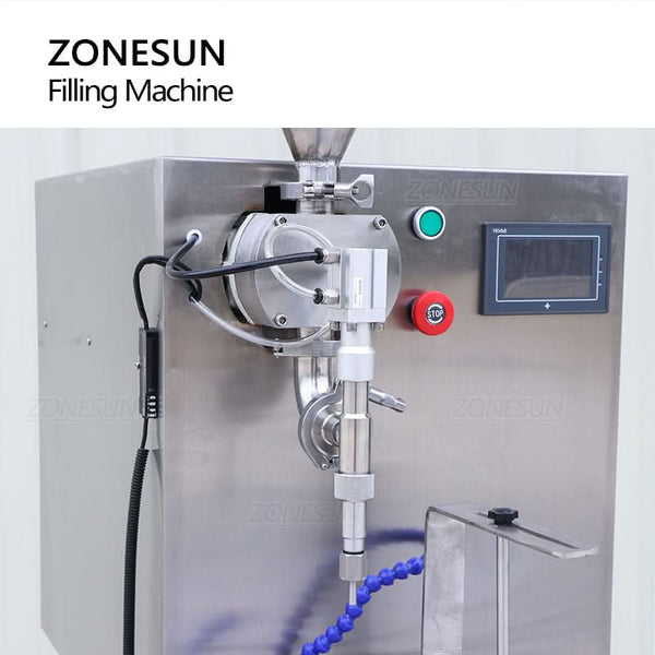 Zonesun ZS-VTRP1 Automatic Gear Pump Paste Filling Machine with Rotary Table for High Viscosity Liquids