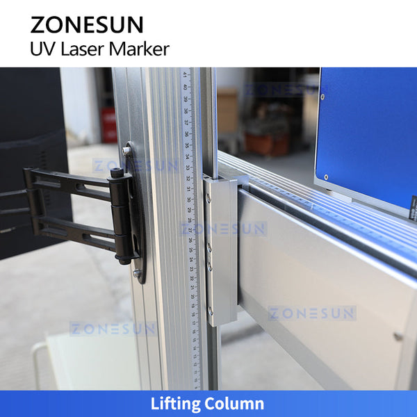 ZONESUN ZS-UVC2 UV Visual Laser Engraving Machine Automatic Target Alignment for Medical Cosmetic Packaging