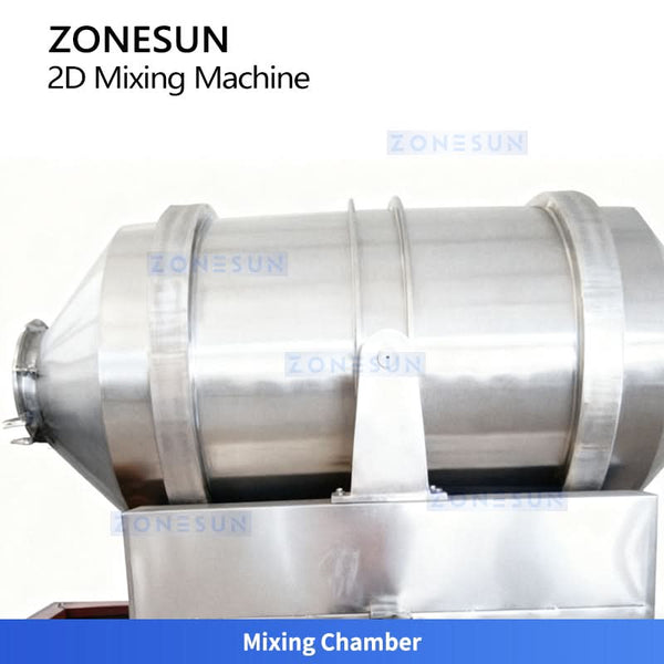 ZONESUN ZS-HM100 Industrial 2D Mixer Rotary Swing Motion Powder Blender Machine Powders and Granules