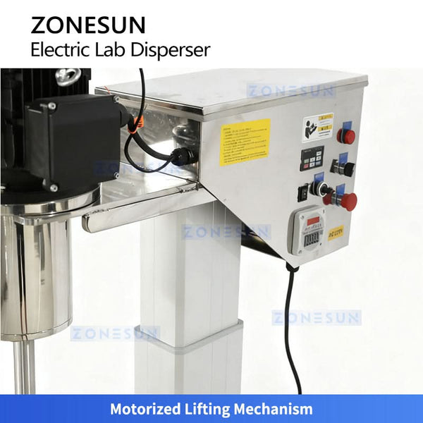 ZONESUN ZS-MX220 Electric Lifting High-Speed Disperser Mixer for Paint Coatings Cosmetics