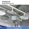ZONESUN ZS-WBL3000 Industrial Tunnel Bottle Washer & Dryer Line Water Recycling