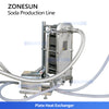 ZONESUN ZS-CDB2 Integrated Carbonated Beverage Production Line Soda Sparkling Wine Filling Machine CO2 Mixer Air-Cooled Chiller
