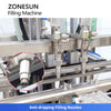 ZONESUN ZS-YT2T-2PXD Automatic Servo Piston Pump 2 Heads Filling Machine