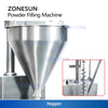 ZONESUN ZS-FM2000 Auger Talcum Glass Vial Vertical Spice Plastic China Bottle Sachet Powder Filling Machinery Grain Automatic