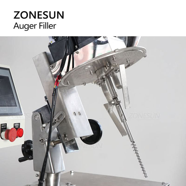 ZONESUN ZS-FM100P Semi-Auto Auger Filler for Powder & Granule Filling