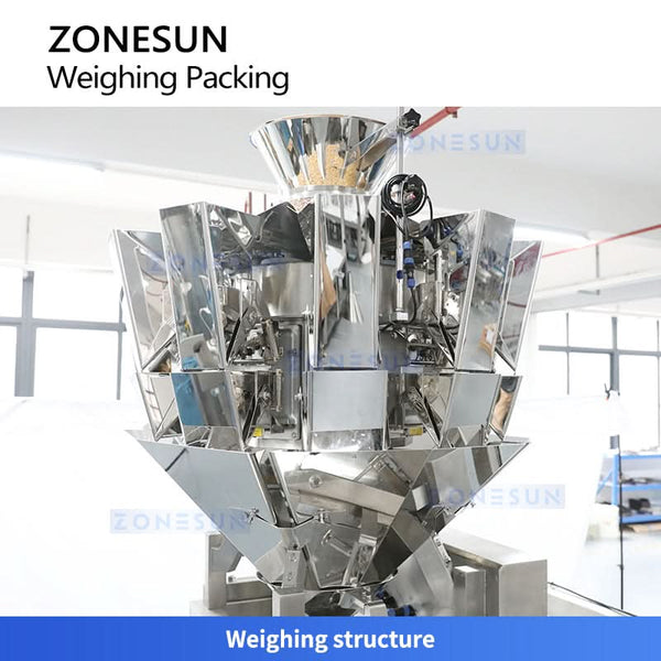 ZONESUN ZS-AFS200 Automatic Granule Packing Machine for Grain Rice