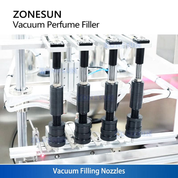 ZONESUN ZS-VTZL4A Automatic Vacuum Perfume Filling Machine Fragrance Bottle Filler
