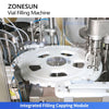 ZONESUN ZS-AFC39B Automatic Vial Filling Stoppering and Crimping Machine Line