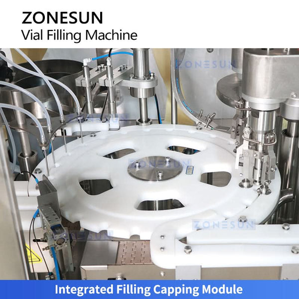 ZONESUN ZS-AFC39B Automatic Vial Filling Stoppering and Crimping Machine Line
