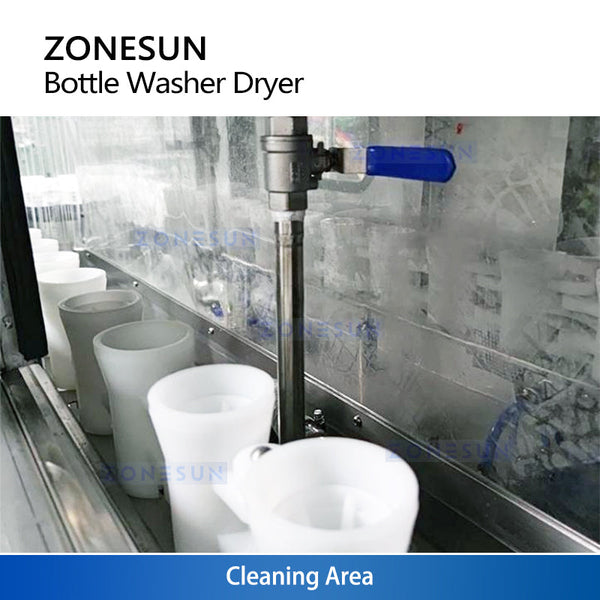 ZONESUN ZS-WB17 Automatic Bottle Rinsing and Drying Machine Integrated Cleaning Solution