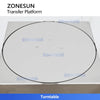 ZONESUN ZS-LP10 Right Angle Transfer Corner Turning Conveyor Bottle Direction Changer For Production Line