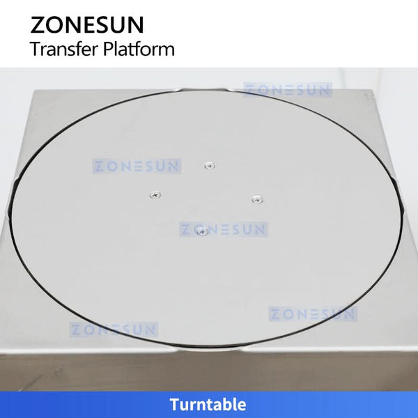 ZONESUN ZS-LP10 Right Angle Transfer Corner Turning Conveyor Bottle Direction Changer For Production Line
