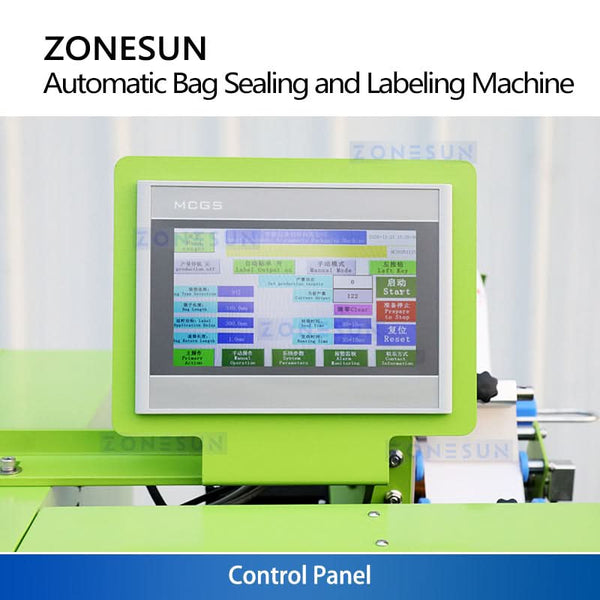 Zonesun ZS-TB103 Courier Bag Sealing Machine with Shipping Label Application