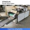 ZONESUN ZS-DSPL1 Fried Dough Snacks Production Line Small Scale Chin Chin Crouton Making Machine Mixer Fryer Seasoning Machine