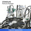 ZONESUN ZS-AFC9C Automatic Perfume Bottle Filling and Capping Production Line