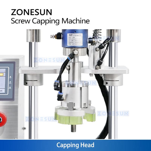ZONESUN ZS-XG450S Semi-Automatic Servo Driven Capping Machine Electric Screw-Type Bottle Capper