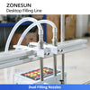 ZONESUN ZS-FAL180DT Automatic Liquid Filling Capping Machine Desktop Small Bottling Line