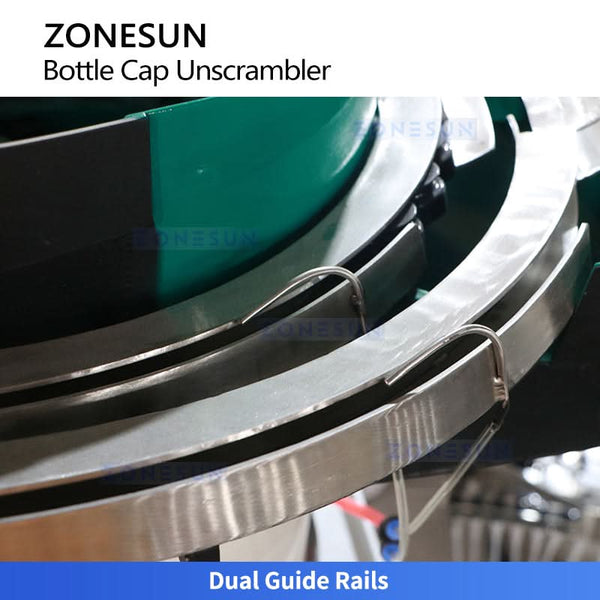 ZONESUN ZS-LP5 Automatic Vibratory Bottle Cap Unscrambler & Feeder