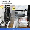 ZONESUN ZS-TB60S Stacked Dual-Side Labeling Machine for Multi-Pack Wet Wipes Bundle Pack Labeler