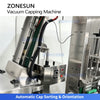 ZONESUN ZS-AFK180 Double Head Continuous Motion Jar Capper for Glass Jars Twist-off Metal Lug Caps Sealing