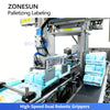 ZONESUN ZS-TB70DM Dual Lane Bag Palletizing and Labeling Machine Twin Conveyors Robotic Arms