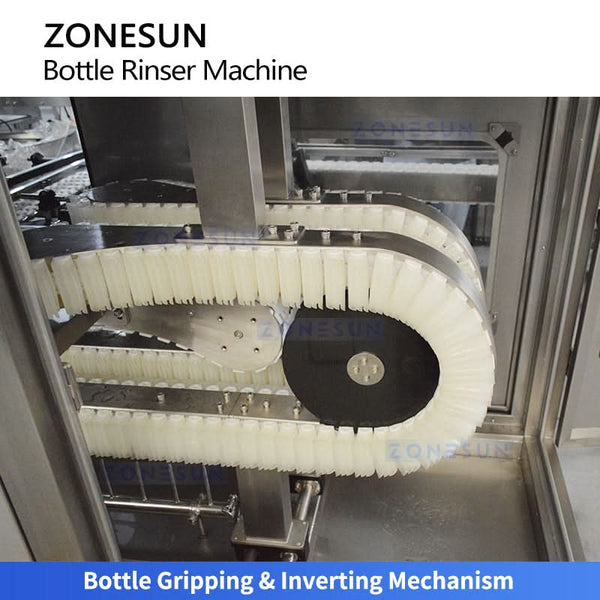 ZONESUN ZS-WB02A Industrial Air Water Bottle Washing Machine for Glass Plastic Bottles