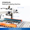 ZONESUN ZS-FKC4650S Automatic Carton Sealing and Labeling Machine
