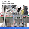 ZONESUN ZS-XG25 Automatic Angled Neck Bottle Capping Machine for Toilet Cleaner Detergent