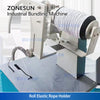 ZONESUN ZS-KZJ100 Elastic Cord Tying Machine Bundling Solution for Cables Vegetables Printing
