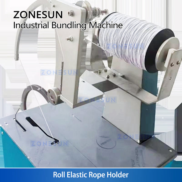 ZONESUN ZS-KZJ100 Elastic Cord Tying Machine Bundling Solution for Cables Vegetables Printing