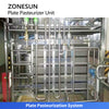 ZONESUN ZS-PRT200 Continuous Plate Pasteurizer with CIP Cleaning System for Milk Juice Liquid Food Processing