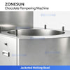 ZONESUN ZS-CG25 Commercial Continuous Chocolate Tempering & Pouring Machine