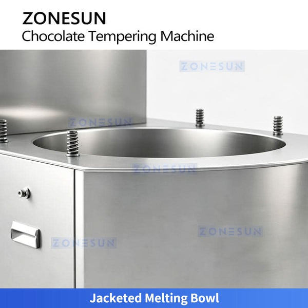 ZONESUN ZS-CG25 Commercial Continuous Chocolate Tempering & Pouring Machine