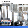 ZONESUN ZS-FALU7 Automatic Oral Essential Oils Small Bottle Filling Capping Labeling Machine Production Line