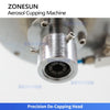 ZONESUN ZS-BG25Q Manual Aerosol Can Cap Remover Decapping Machine