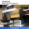 ZONESUN ZS-HFQ1 Industrial Rotary Blister Packing Machine Blister-to-Card Heat Sealer