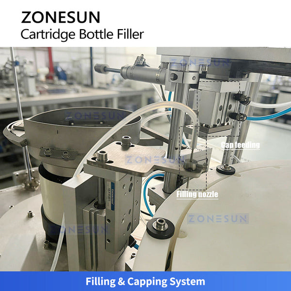 ZONESUN ZS-AFC60 Automatic Carpule Filling Stoppering and Capping Machine