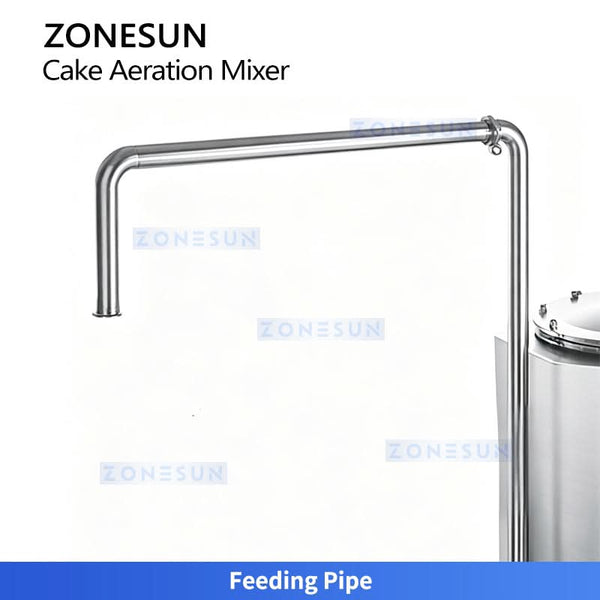 ZONESUN ZS-DG130 Commercial Continuous Cake Batter Aerator & Whipping Machine