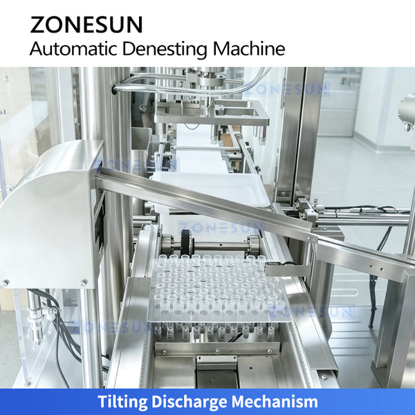ZONESUN ZS-DM1 Automatic Prefilled Syringe De-nesting Machine for Tub Nest